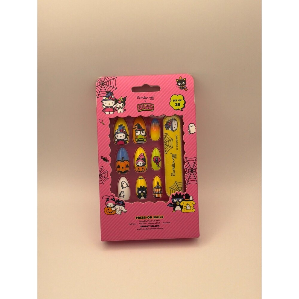 The Crème Shop x Hello Kitty Spooky Season Press-On Nails Halloween Set of 28